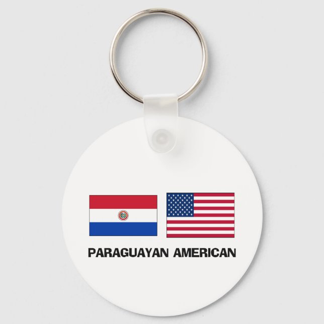 Paraguayan American Keychain (Front)