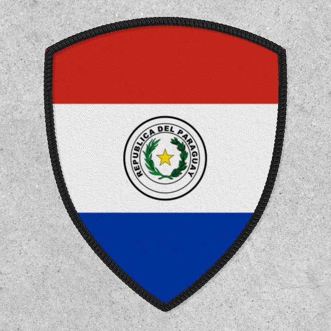 Paraguayan Flag, Flag of Paraguay Patch (Front)