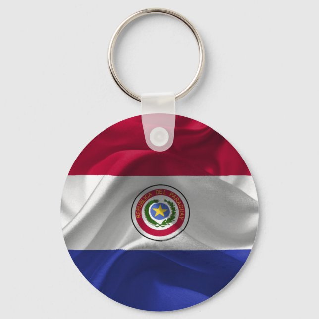 Paraguayan flag keychain (Front)