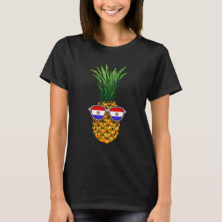 Paraguayan Pineapple Paraguay Flag Sunglasses Summ T-Shirt