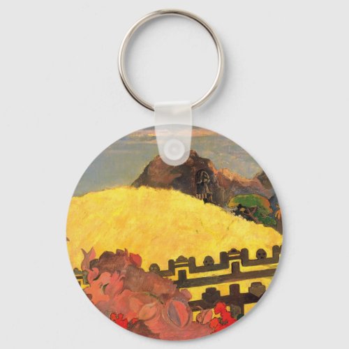 Parahi Te Marae _ Paul Gauguin Keychain
