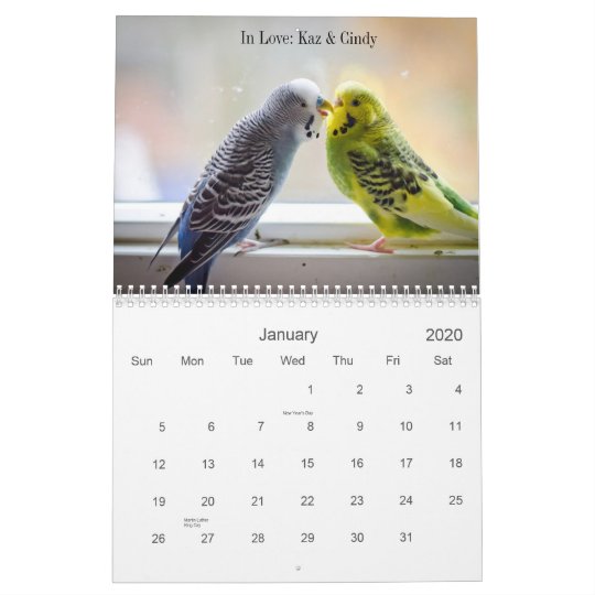 Parakeet calendar