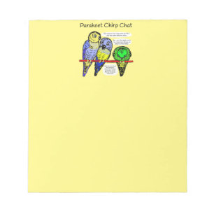 Parakeet Chirp Chat Take Note