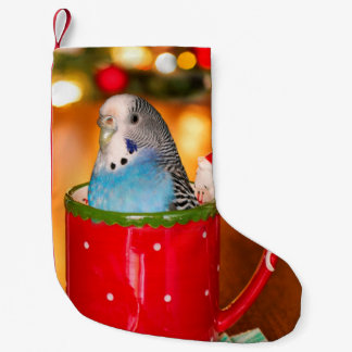 Parakeet Christmas Small Christmas Stocking