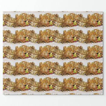 Parakeet Christmas Wrapping Paper by deemac1 at Zazzle