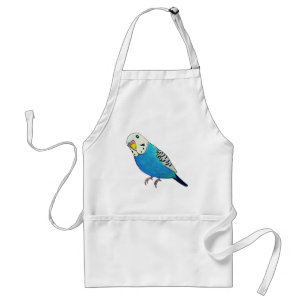 Parakeet Drawing Adult Apron