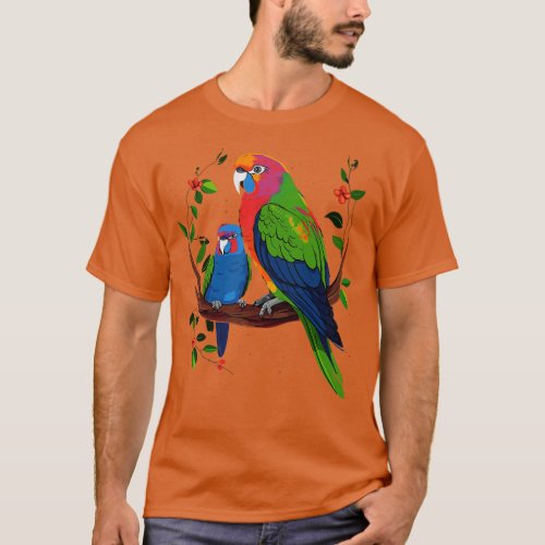 Parakeet Fathers Day T_Shirt