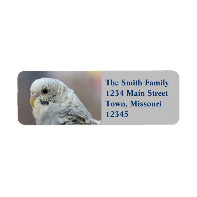 Parakeet Label (Front)