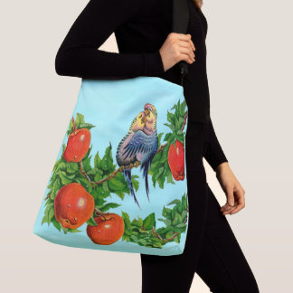 parakeets in love crossbody bag