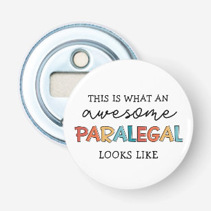 Paralegal Awesome Legal Assistant Funny Bottle Opener