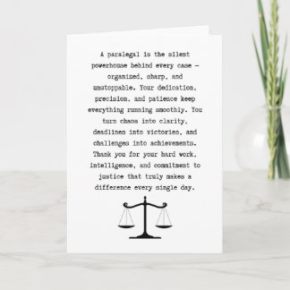 Paralegal Card