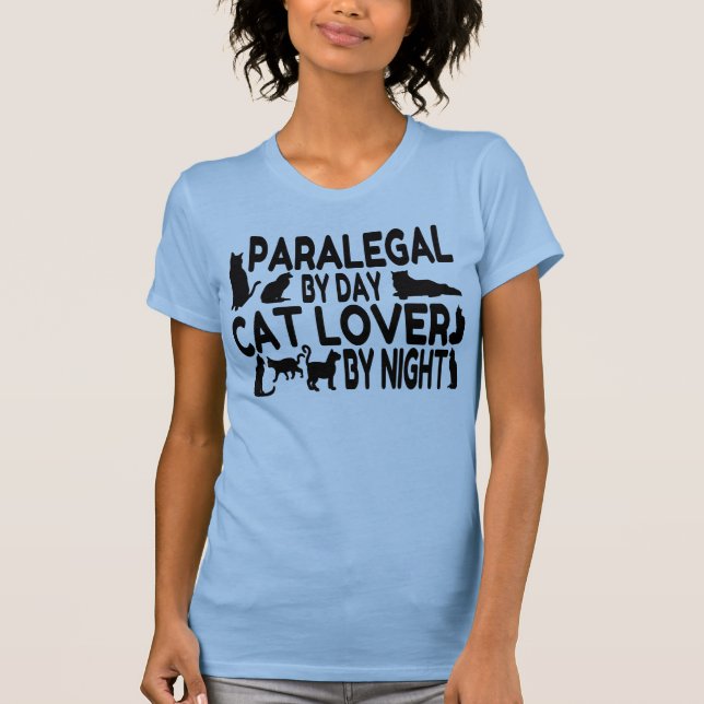Paralegal Cat Lover T-Shirt (Front)