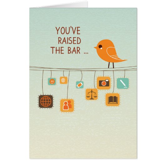 Paralegal Day, Bird on High Wire, Legal Assistant (Front)