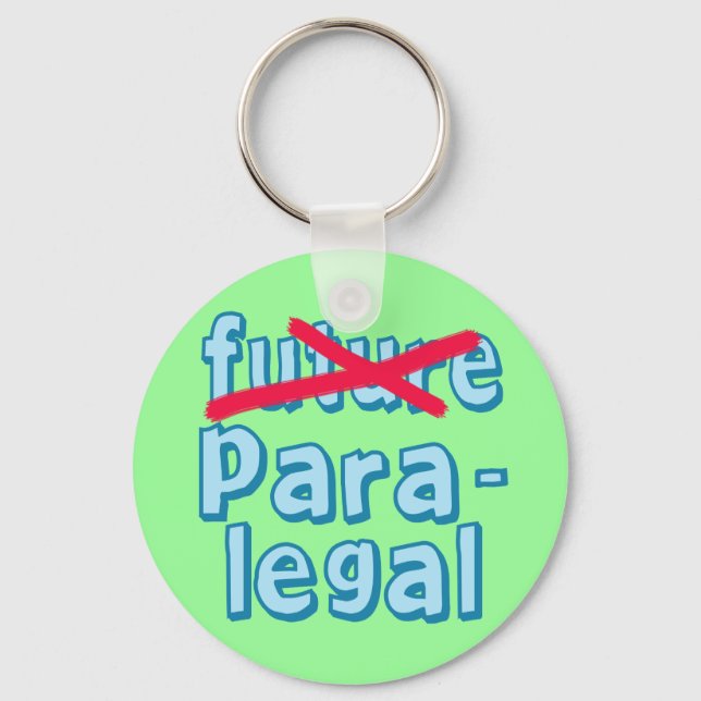 Paralegal Graduation Products Keychain (Front)