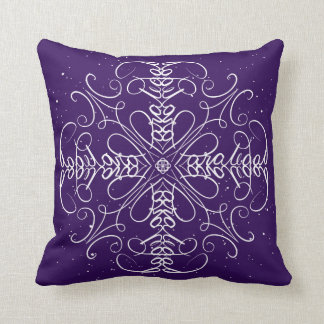 Paralegal - Job Career Snowflake Word Art Throw Pillow