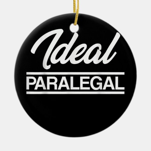 Paralegal Legal Secretary Assistant  Ceramic Ornament