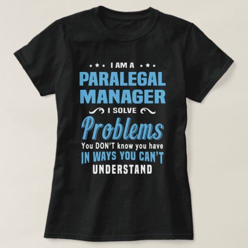 Paralegal Manager T_Shirt