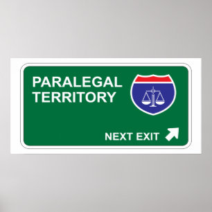 Paralegal Next Exit Poster