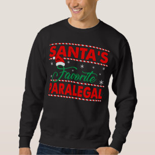 Paralegal Tee Santa's Favorite Paralegal Christmas