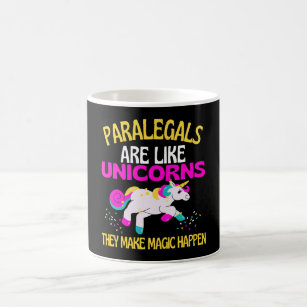 Paralegal Unicorn , Magical Unicorn Lawyer Coffee Mug