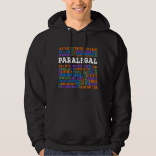 Paralegal Words  Paralegals  Law Attorney Assistan Hoodie