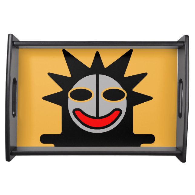 Parallel Dimensional Surreal Clupkitz Friend Serving Tray (Front)