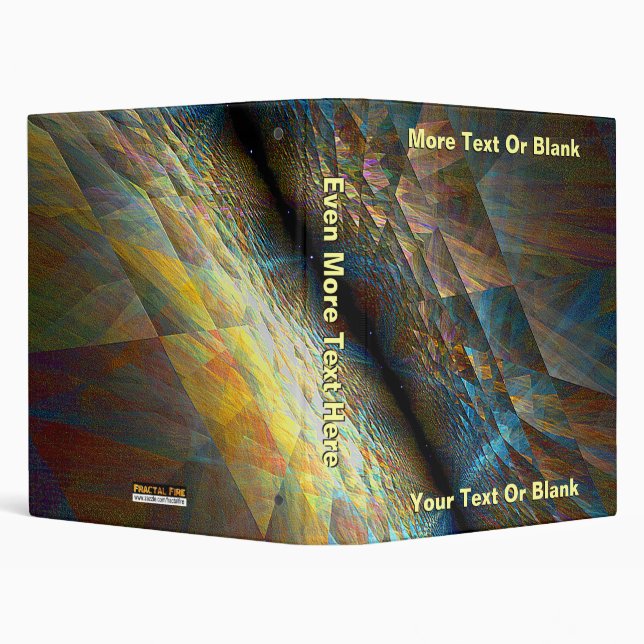 Parallel Planes 3 Ring Binder (Background)