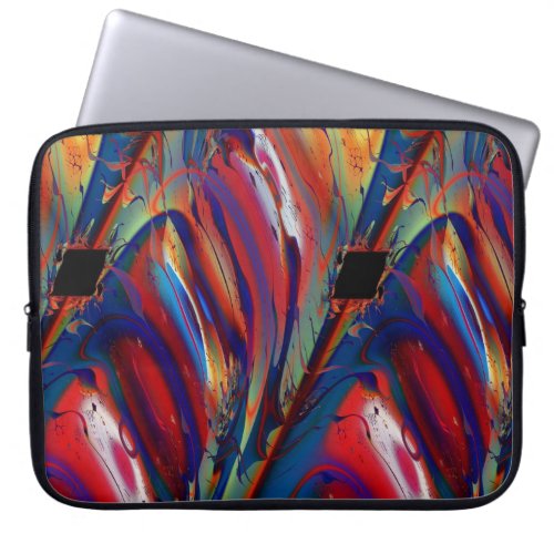 Parallelogram Cool Abstract Fine Art Fractal Laptop Sleeve