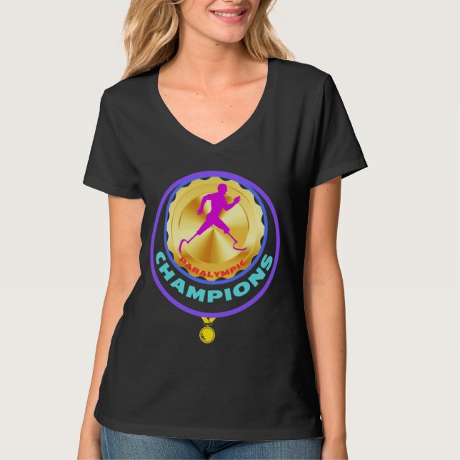 Paralympic Champions  T-Shirt (Front)