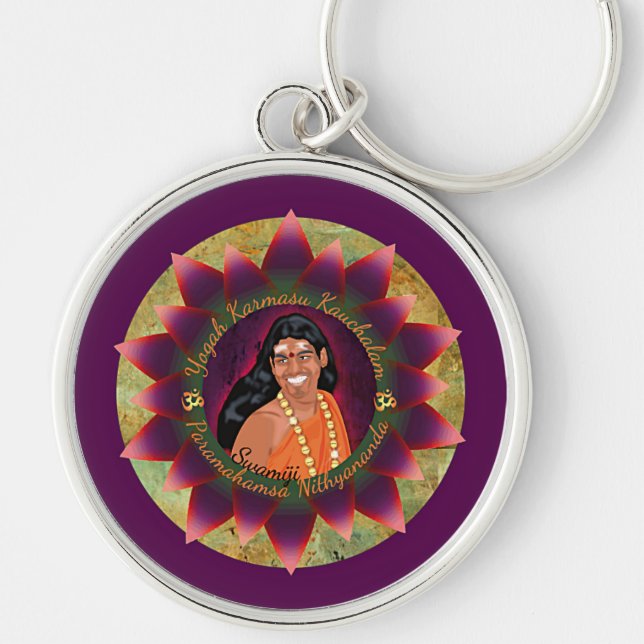 Paramahamsa Nithyananda Keychain (Front)