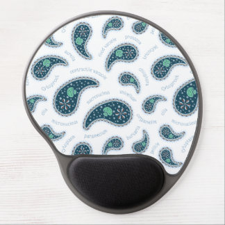 Paramecia Paisley Protozoan Biology Science Gel Mouse Pad