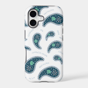 Paramecia Paisley Protozoan Biology Science iPhone 17 Case