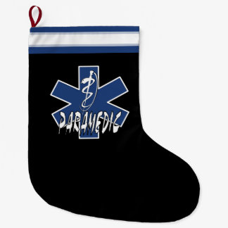 Paramedic Action Large Christmas Stocking