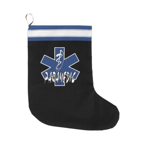 Paramedic Action Large Christmas Stocking