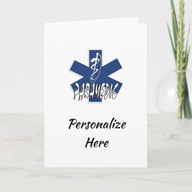 Paramedic Active Star of Life Card (Front)