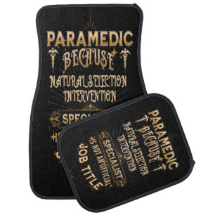 Paramedic Active Theme  Car Floor Mat