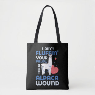 Paramedic Alpaca Wound Care Nurse Trauma EMT Tote Bag