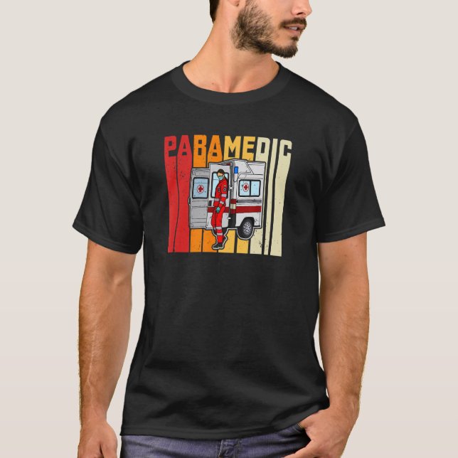 Paramedic ambulance training service emergency doc T-Shirt (Front)