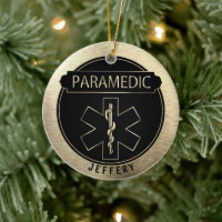 Paramedic 🚑 - Black and Gold