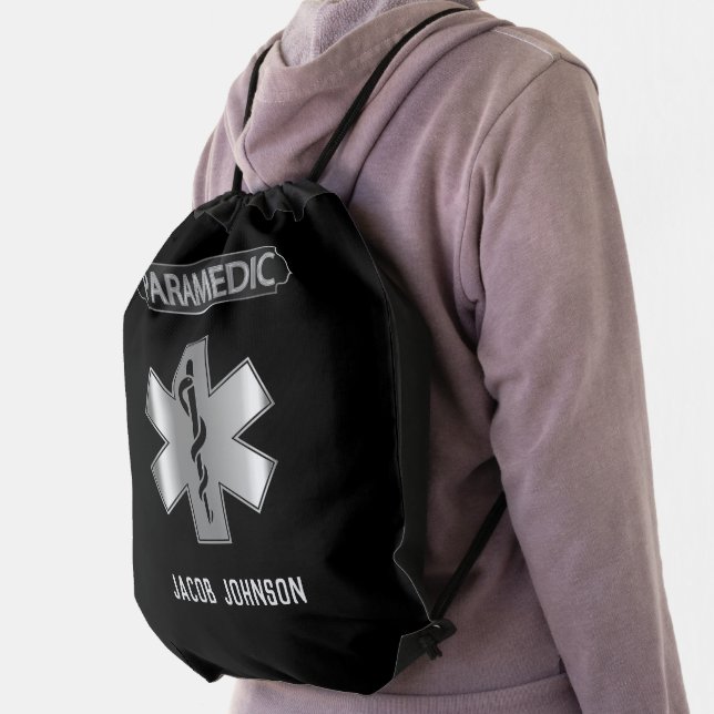 Paramedic - Black and Silver Backpack (Insitu)