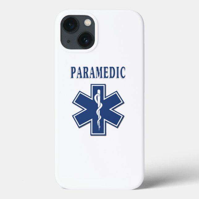 Paramedic Blue Star of Life Case-Mate iPhone Case (Back)