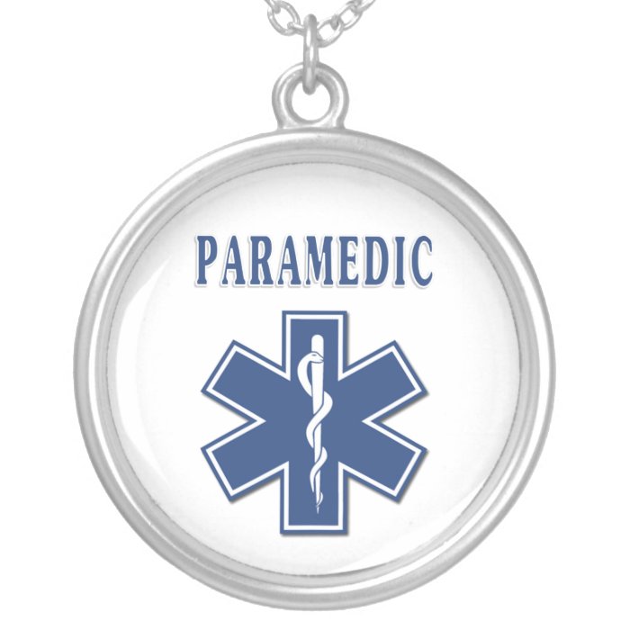 Paramedic Blue Star of Life Necklaces