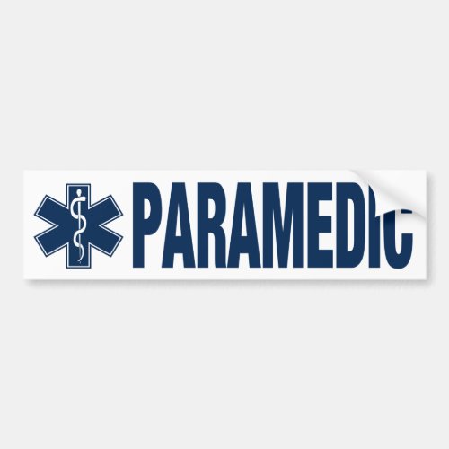 Paramedic Bumper Sticker