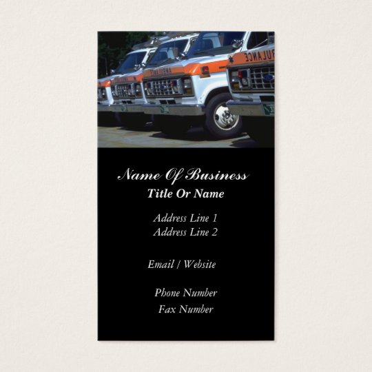 Paramedic Business Card