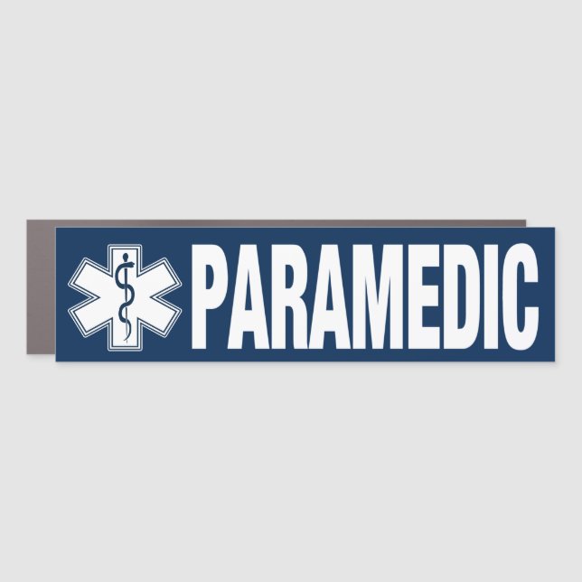 Paramedic Car Magnet (Front)