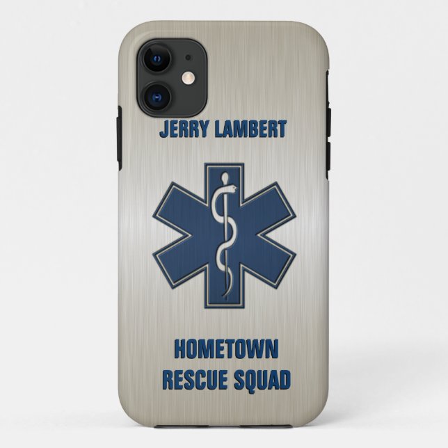 Paramedic Deluxe Name Template Case-Mate iPhone Case (Back)