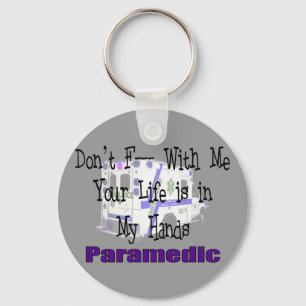 Paramedic "Don't F--- With Me" Keychain