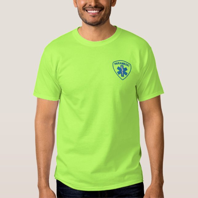 Paramedic Embroidered T-Shirt (Front)
