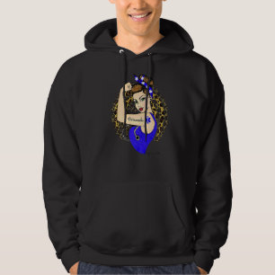 Paramedic Ems Girl Power Modern Rosie The Riveter  Hoodie