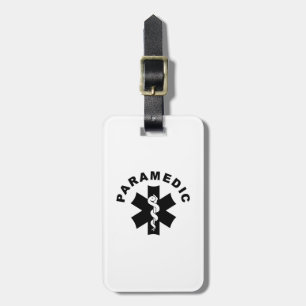 Paramedic EMS Logo Luggage Tag